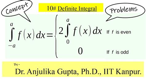 integral odd function|Definite integral of an odd function (KristaKingMath) .